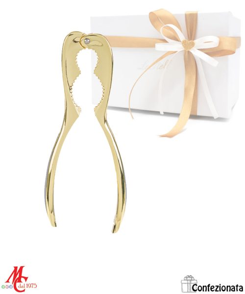 Bomboniera Schiaccianoci Color Oro - Completa di Confezione