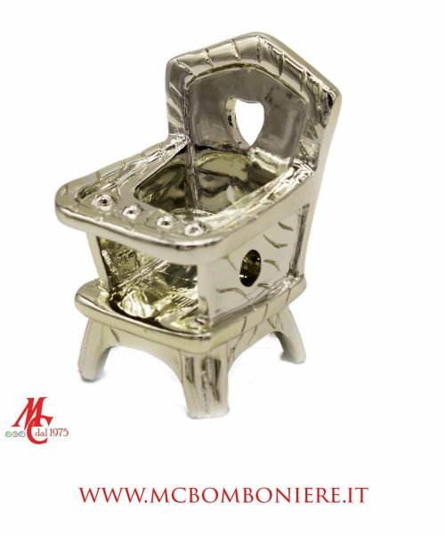 Seggiolone baby - Argentato