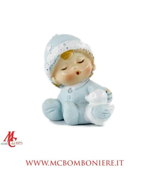 Bustina Nascita Bimbetto Celeste