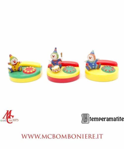 Gadget - Temperamatite Clown su Telefono - Multicolore