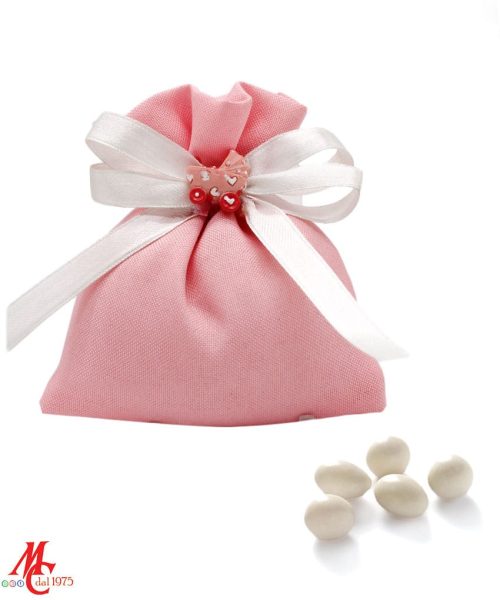 Bustina Sacchettino con Mini Carrozzina Rosa