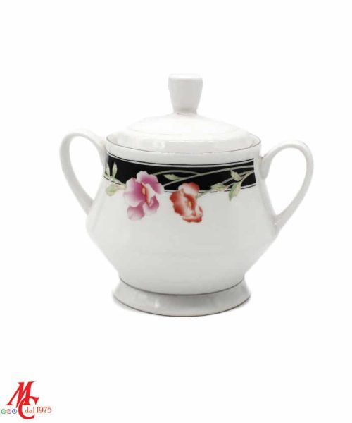 Bomboniera - Zuccheriera Porcellana - Fiori