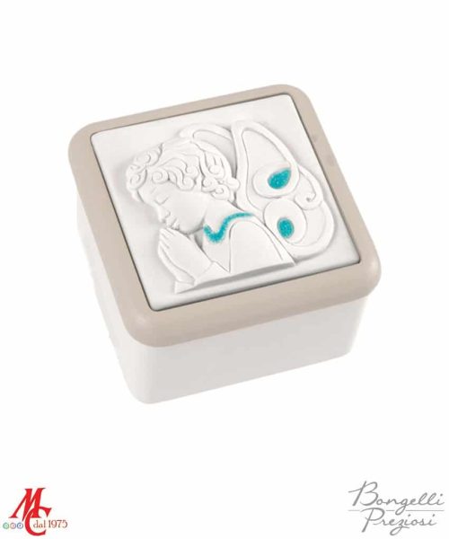 Bomboniera - Scatolina Angelo - Celeste