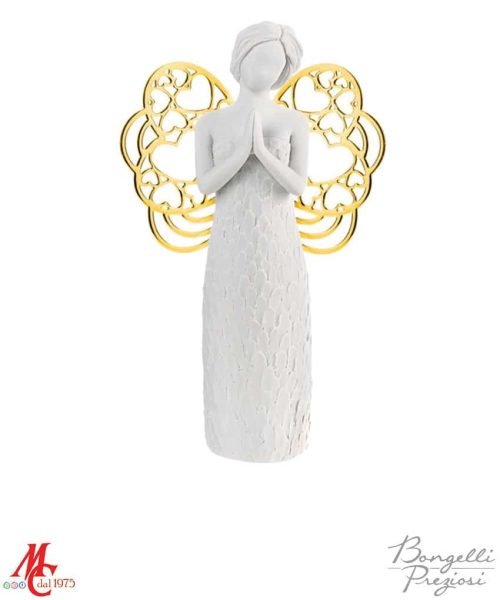 Bomboniera - Angelo Sogno che Prega - Argento/Oro