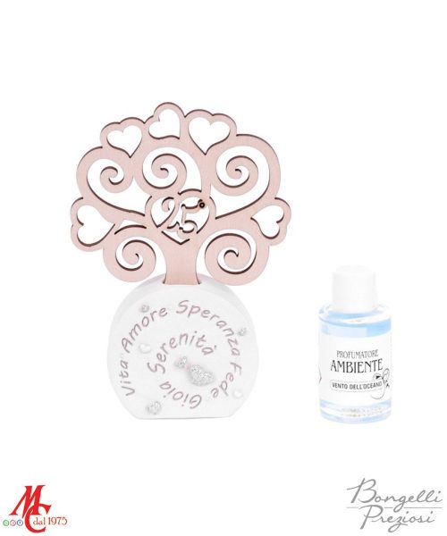 Bomboniera - Profumatore con Albero della Vita - 25° Anniversario