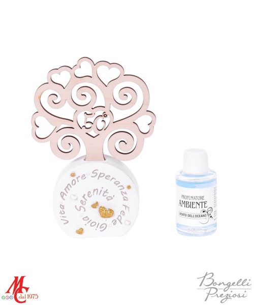 Bomboniera - Profumatore con Albero della Vita - 50° Anniversario