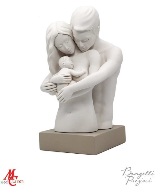 Scultura - Famiglia con bimbo