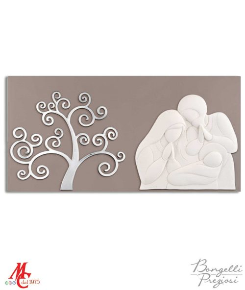 Capezzale - Sacra Famiglia con Albero Vita Argento