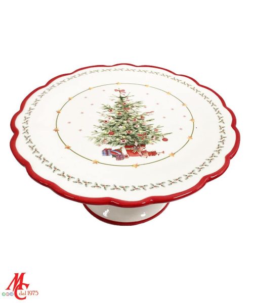 Alzata Grande XMAS Disegno Albero di Natale