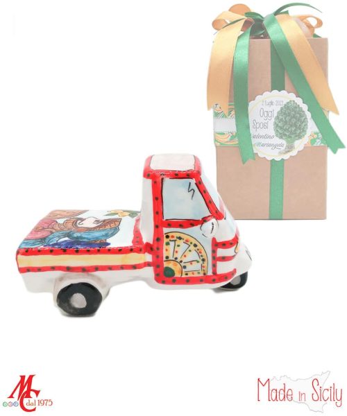 Bomboniera - Moto Ape - Decoro Paladino