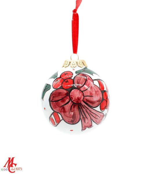 Pallina di Natale - Fiocco Natalizio