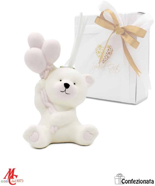 Bomboniera Profumatore Orsetto Rosa