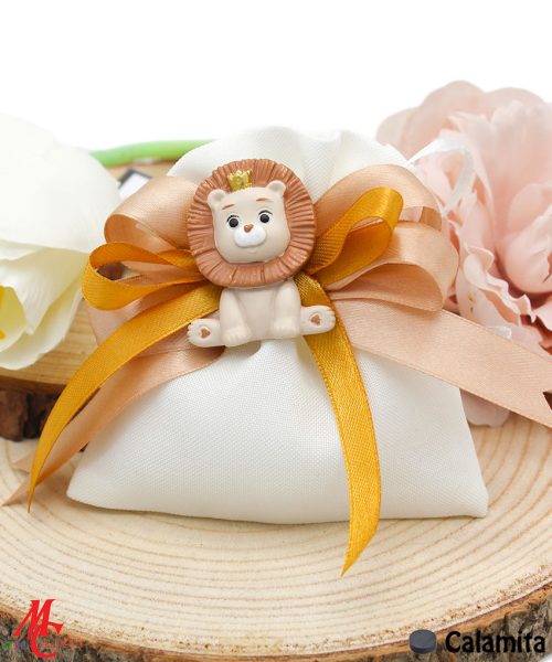 Sacchettino con Applicazione Magnete Leoncino