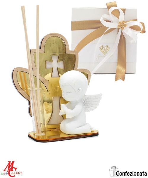 Bomboniera Profumatore - Calice Oro con Angioletto