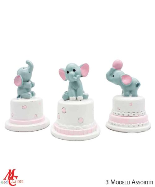 Bomboniere / Bustine Torta Baby Elefantino Rosa