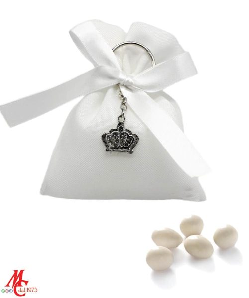 Sacchettino - Portachiavi Corona con Strass