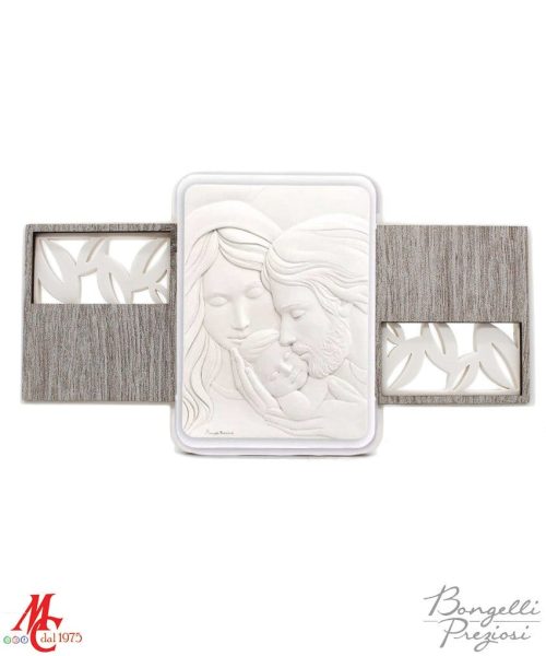 Bomboniera - Sacra Famiglia con dettagli Rovere
