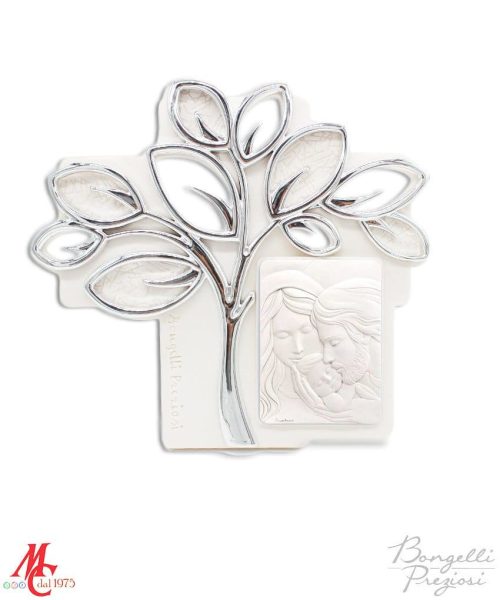 Bomboniera - Sacra Famiglia con Albero Argento