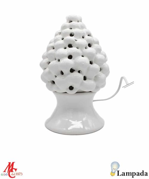 Lampada Pigna - Bianca h20