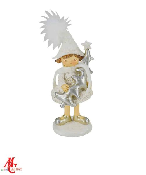 Angelo Grigio e Bianco con Pino argento