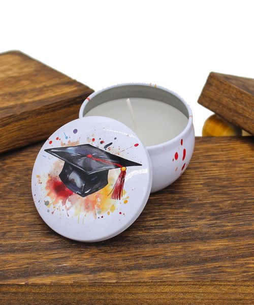 Mini Candela Laurea – Bomboniera con Cappello da Laurea