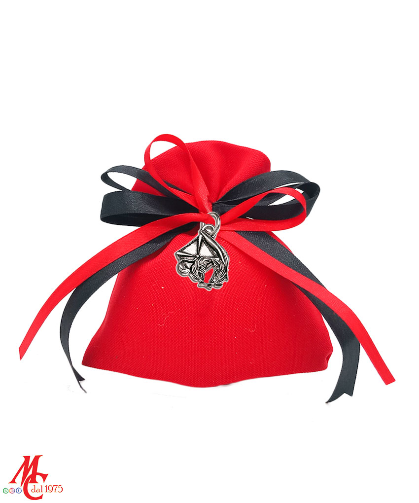 Bomboniere Laurea Ciondolo Cappello Tocco e Corona d'Alloro in Argento