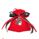 Ciondolo per Bomboniera da Laurea in Giurisprudenza - Metallo Argentato con Bilancia, Martelletto e Codice