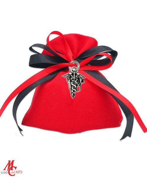 Bomboniera Laurea in Infermieristica con Caduceo, Siringa e Stetoscopio