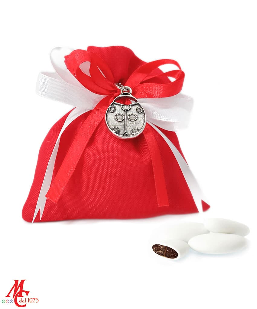 Bomboniera Laurea - Coccinella Argento