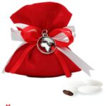 Bomboniera Laurea - Mappamondo Argento