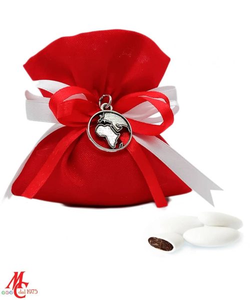 Bomboniera Laurea - Mappamondo Argento