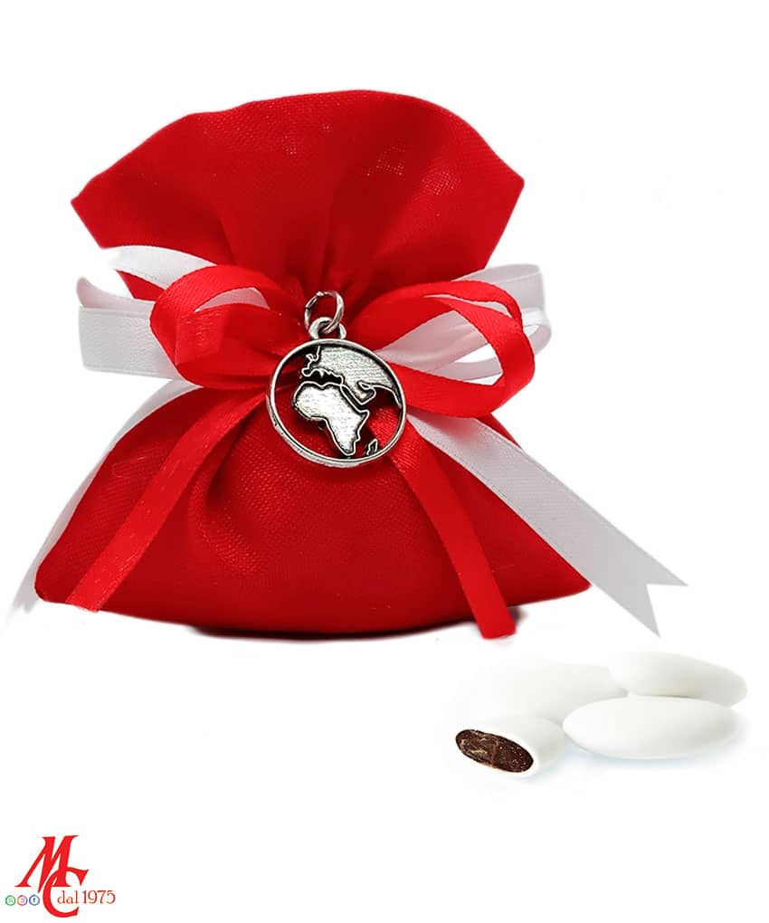 Bomboniera Laurea - Mappamondo Argento