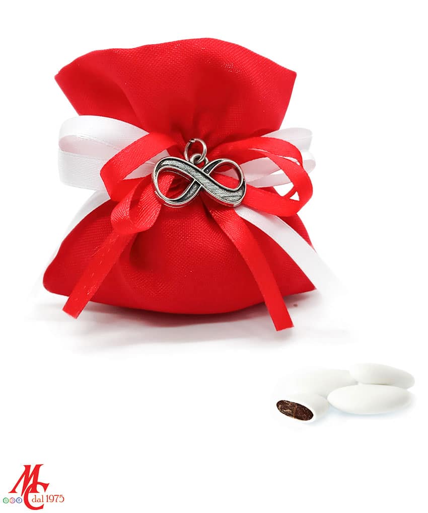 Bomboniera Laurea Infinito in Argento