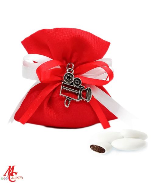 Bomboniera Laurea Scienze dello spettacolo - Cinepresa Argento