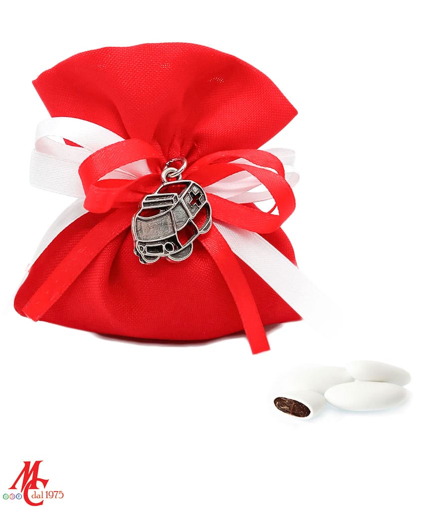 Bomboniera Laurea Medicina/Infermieristica - Ambulanza in Argento