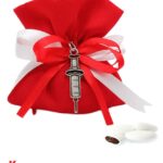 Bomboniera Laurea Infermieristica - Siringa in Argento