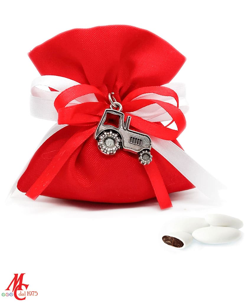 Bomboniera Laurea in Agraria - Trattore in Argento