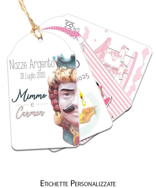 Bigliettini - Etichette - Confezione 40pz