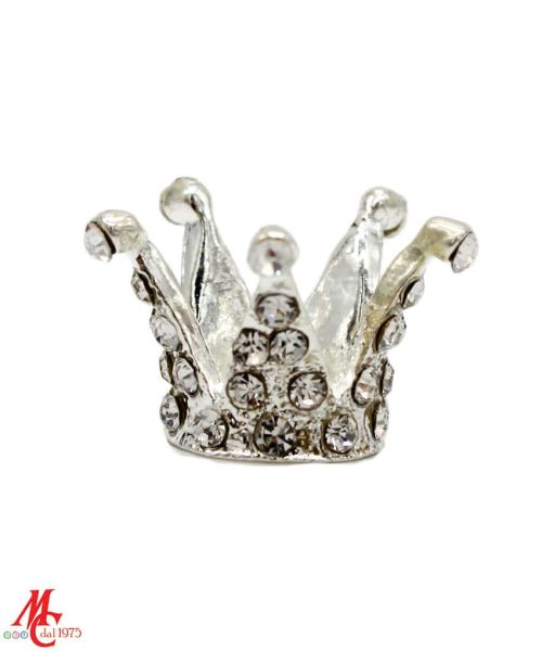 Corona Argento con Strass