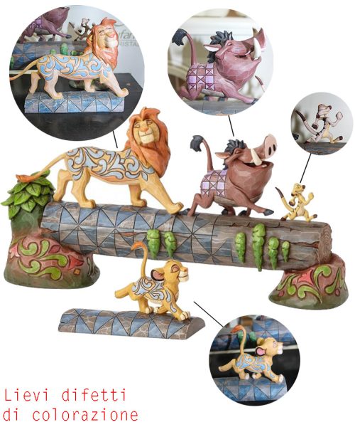 Simba Timon e Pumbaa - Re Leone - Disney Traditions - DIFETTATO