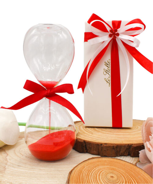 Bomboniera Clessidra Laurea Rossa - 10cm o 12 cm