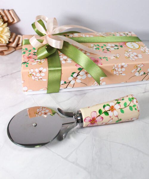 Bomboniera Taglia Pizza Magnolia - Completa di Confezione