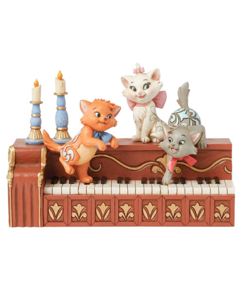 Figurina Gattini Aristogatti sul Pianoforte – Disney Traditions
