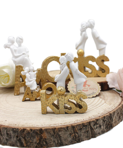 Bomboniera Coppia con Frase in Oro