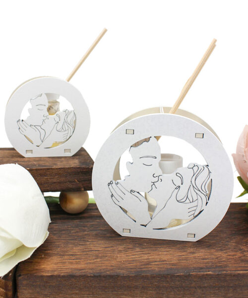 Bomboniera Matrimonio Economica – Profumatore “Bacio Romantico”