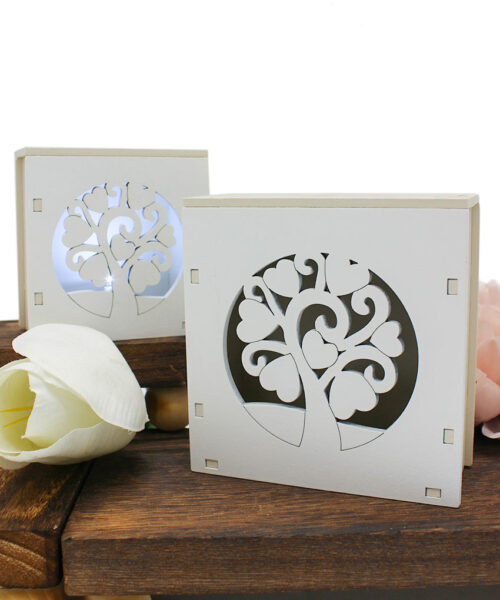 Bomboniera Economica – Scatolina LED Albero della Vita