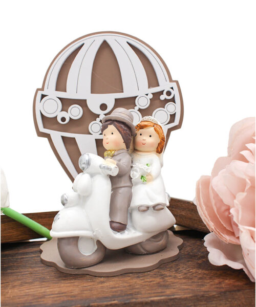 Bomboniera Matrimonio profumatore mongolfiera sposi su Veicoli