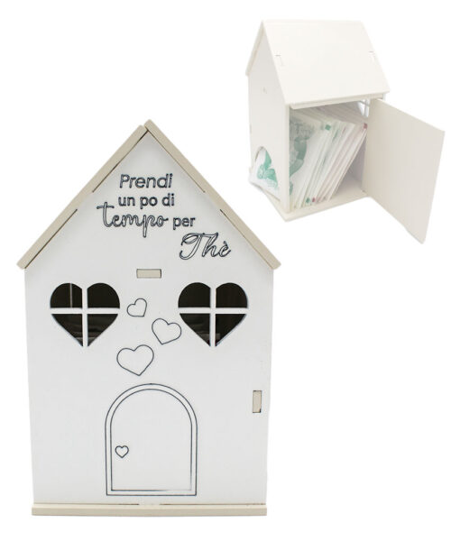 Bomboniera Casetta Distributore di Tè o Tisane