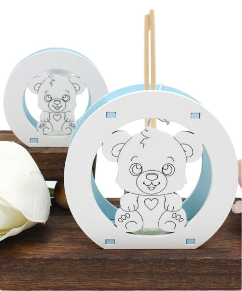 Bomboniera Economica – Profumatore Orsetto Celeste