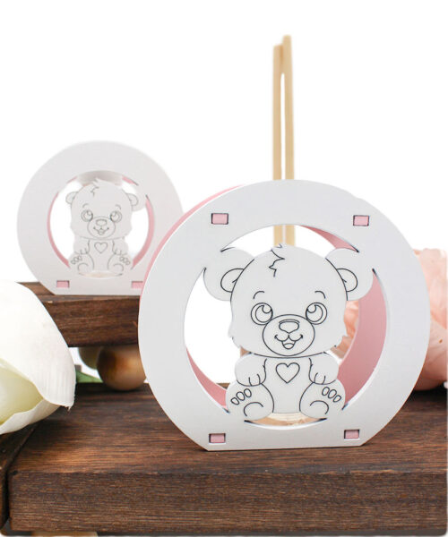 Bomboniera Economica – Profumatore Orsetto Rosa